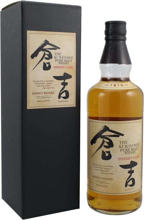 Produktbild Matsui Shuzo The Kurayoshi Sherry Cask Pure Malt Whisky (Blended Malt Whisky, Japanischer Whisky, 1 x 70 cl)