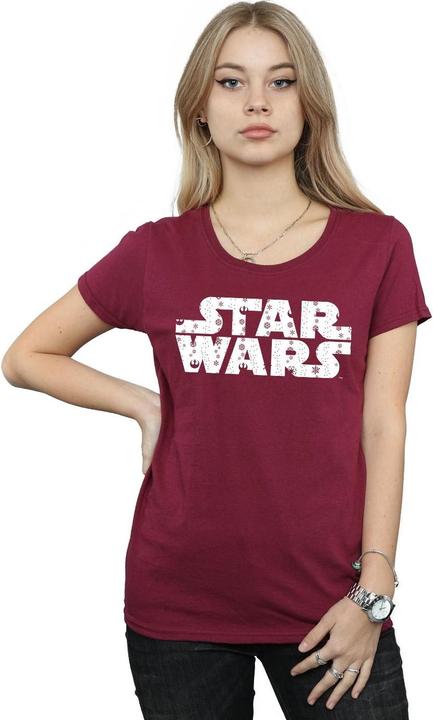 Immagine prodotto Star Wars Christmas Logo Maglietta Donna (XXL)