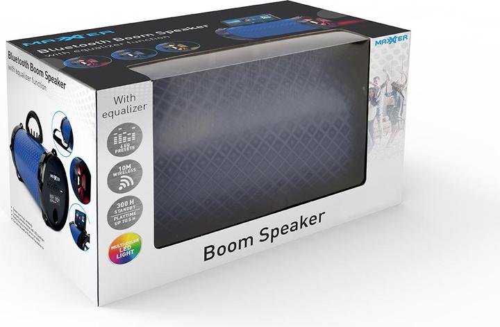Produktbild Maxxter Bluetooth /'Boom/' -Lautsprecher mit Equalizer-Funktion (6 h, Batteriebetrieb)