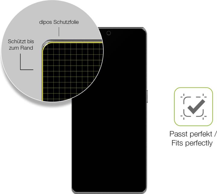 Immagine prodotto Dipos Full-Cover Pellicola Protettiva opaco (1 Pezzo/i, Cubot X90)