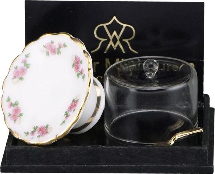 Actual product image Reutter Cake Plate with Glass Dome, Lisa