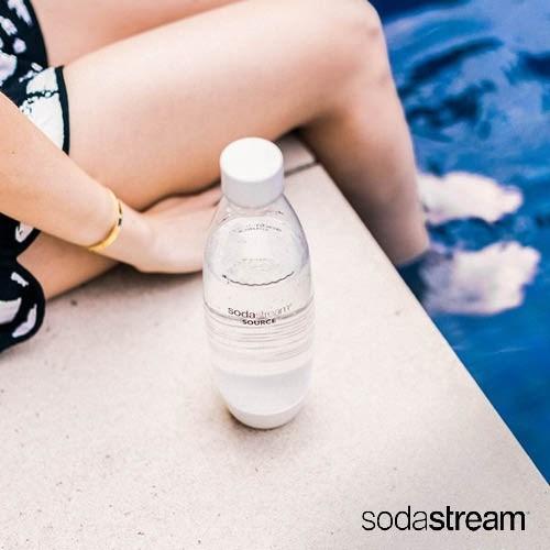 Productafbeelding SodaStream 1 Liter Zekeringsflessen - Wit Twee Set voor de Vaatwasser