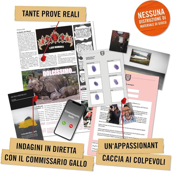 Produktbild Hidden Games Il diadema di mezzanotte (IT) - Gioco investigativo (Italienisch)