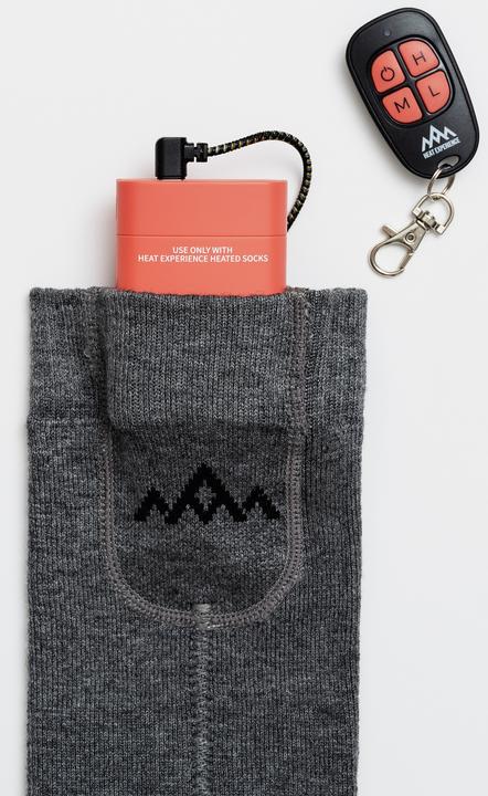 Actual product image Heat Experience HeatX Heated Everyday Socks w/batt. V2 M Grey - EU40/42 (M)