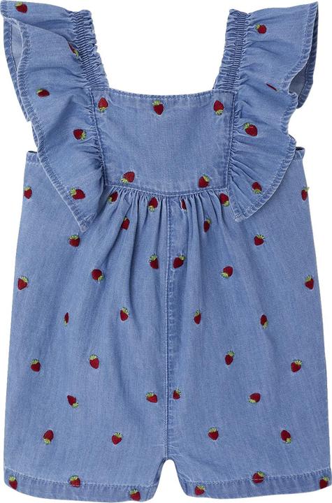 Produktbild Vertbaudet Baby Kurzoverall aus luftigem Denim (92)