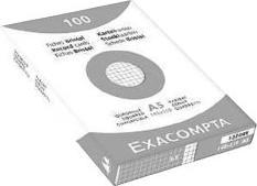 Immagine prodotto Exacompta Schede quadrate arancioni, 100 (A6, 205 g/m², 100 x)