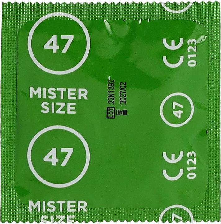 Actual product image Mister Size 47 (10 pcs.)