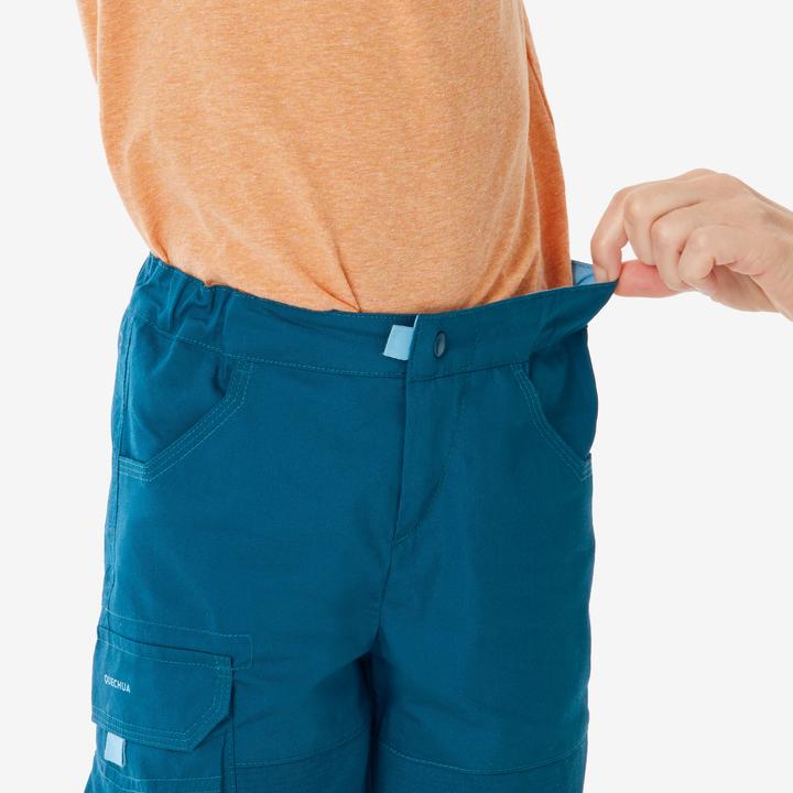 Actual product image Quechua Wandershorts MH500 Kinder Grösse 92–122 blau (92, 94, 96, 98, 102, 104, 106, 110, 116, 122, 95 A, 120 B, 100 A, 105 A, 115 A)