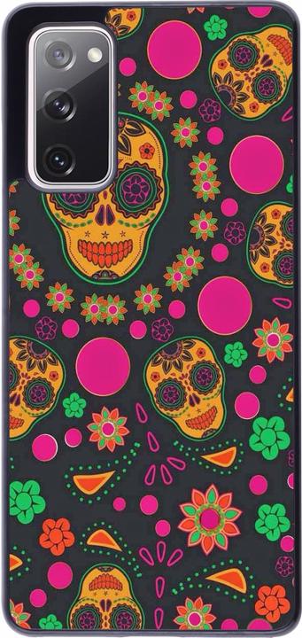 Actual product image PhoneLook Cover Halloween 22 colourful mexican skulls (Samsung Galaxy S20 FE 5G)