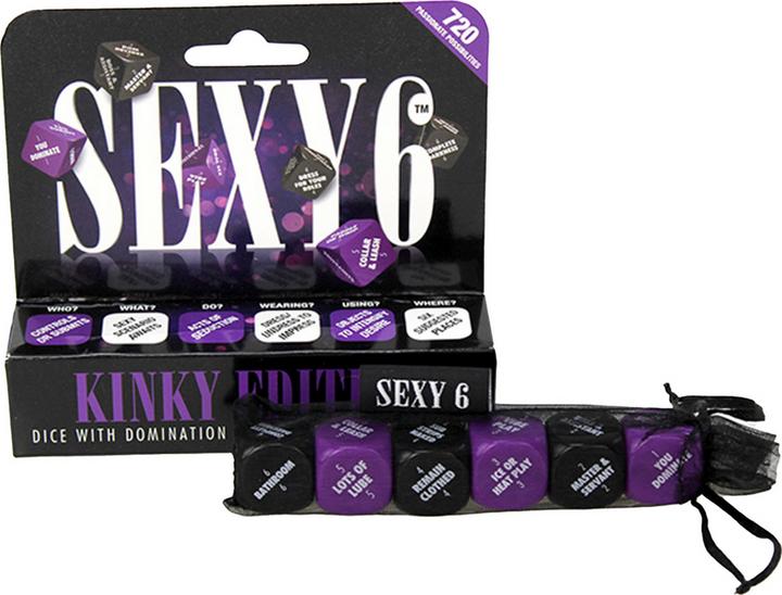 Produktbild Creative Conceptions Sexy 6 Dice - Kinky Edition (Würfelspiel, Englisch)