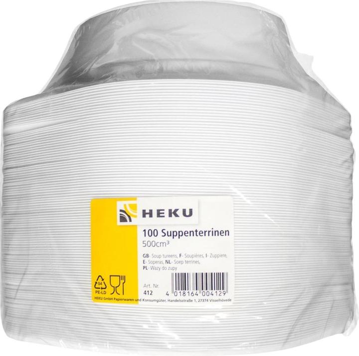Produktbild Heku Einweg Suppenterrinen (100 x)