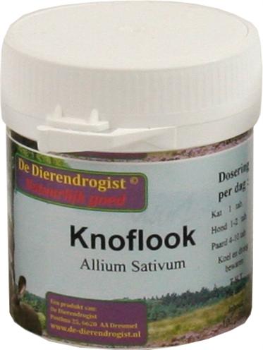 Productafbeelding Dierendrogist Knoflook tabletten (Hond, Kat)