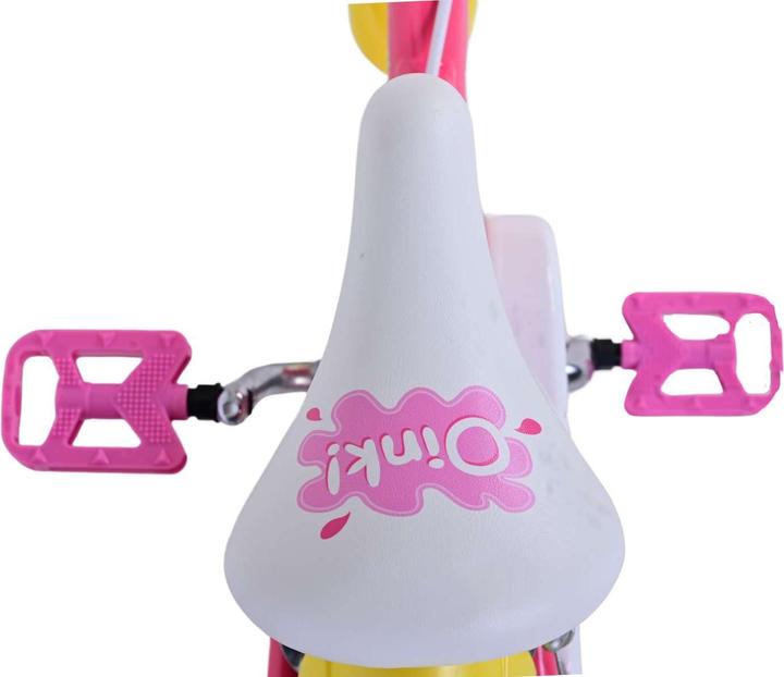 Image du produit Peppa Pig Vélo enfant 12 pouces rose avec roues stabilisatrices amovibles et deux freins à main - Sécurité u (12")