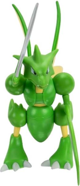 Actual product image Jazwares Pokemon - Battle Feature Figure - Scyther (PKW0167)