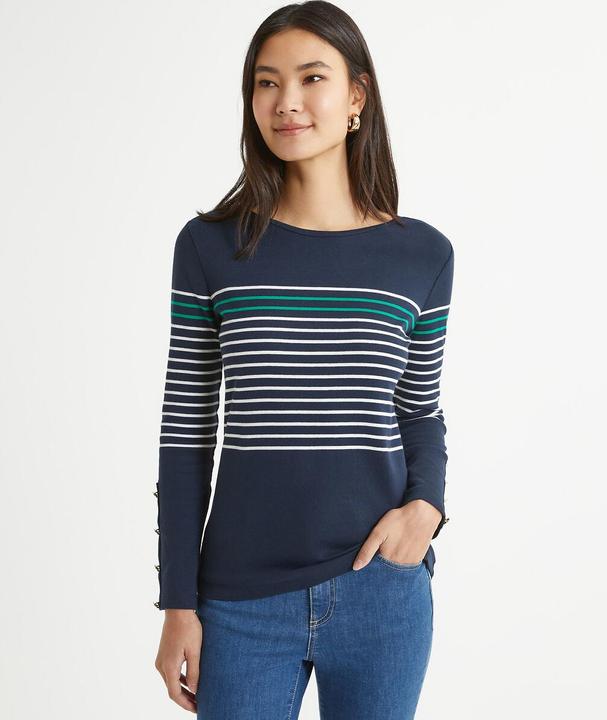 Immagine prodotto Anne Weyburn Camicia a righe a girocollo con maniche lunghe (40)