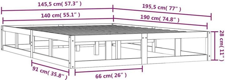 Produktbild VidaXL Nelek (140 x 190 cm)
