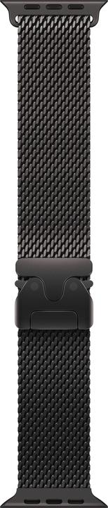 Actual product image Apple Black Titanium Milanese Loop (95% recycled titanium)