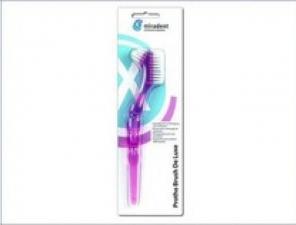 Produktbild Miradent Protho Brush De Luxe Prothesenzahnbü blau (Mittel, 1 x)