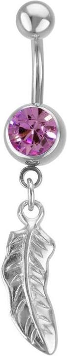 Bijouteria Bauchpiercing (Messing, Chirurgenstahl, Kristall)