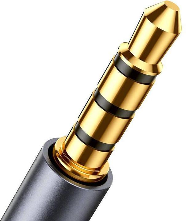 Produktbild Joyroom Stereo-Audiokabel AUX 3,5 mm Miniklinke (männlich) – Miniklinke (weiblich) 1,2 m schwarz (SY (1.20 m, Verlängerung)
