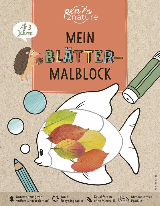 Immagine prodotto Il mio blocco da colorare di foglie. Per bambini dai 3 anni