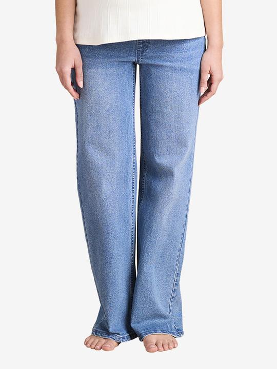 Produktbild Envie de Fraise Weite Umstandsjeans mit Seamless-Einsatz, mit Recycling-Baumwolle (32)