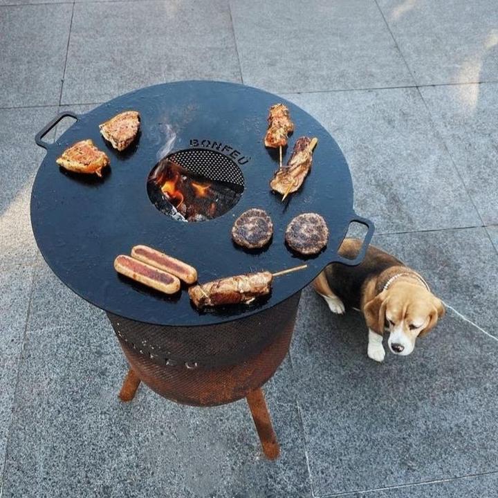 Immagine prodotto Bonfeu BonVes 34 cesto da fuoco nero (34 cm)