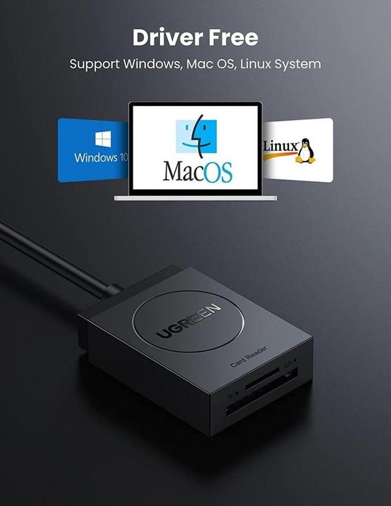 Produktbild Ugreen 2 in 1 Kartenleser (USB 3.0)