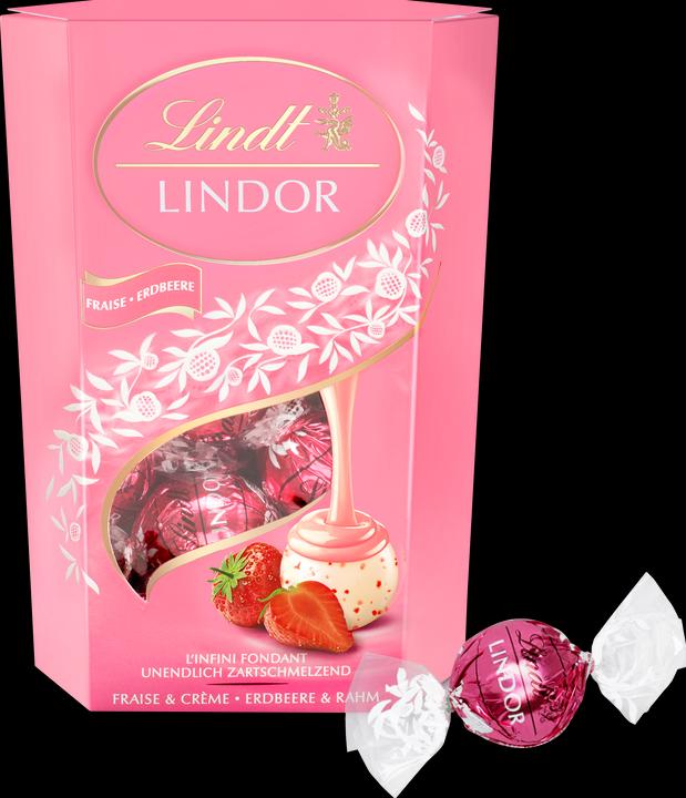 Lindt Lindor Erdbeere & Rahm (200 g)