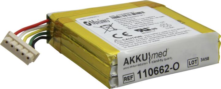 Actual product image AccuCell Battery Masimo Pulse Oximeter - Type 23794 (1 pcs., Device specific, 4350 mAh)