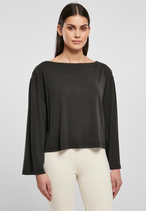 Immagine prodotto Urban Classics Donna Manica lunga corta in Modal con scollo a bateau - 19431 (3XL)