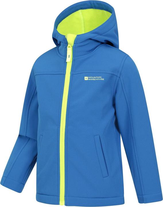 Actual product image Mountain Warehouse Childrens/Kids Water Resistant Soft Shell Jacket (146, 152)