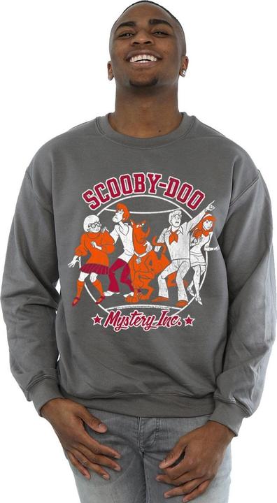 Actual product image Scooby Doo Mens Collegiate Circle Sweatshirt (XXL)