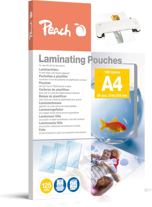 Peach Ppr525-02 (A4, 25 pièce(s), 125 µm)