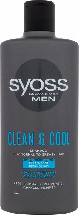 Produktbild Syoss Men Clean & Cool (440 ml, Flüssiges Shampoo)
