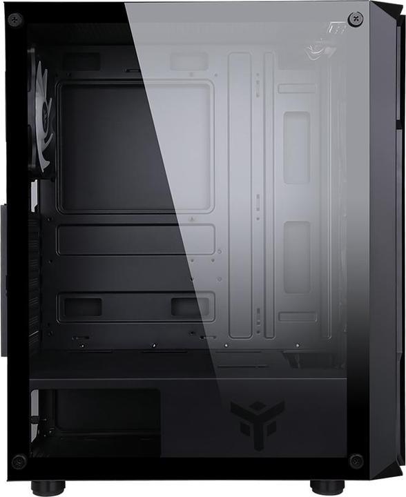 Produktbild Itek ITGCAST33B Computergehäuse Midi Tower Schwarz (mATX, ATX, ITX)