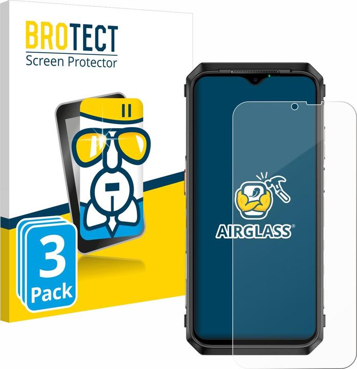 Produktbild BROTECT AirGlass Panzerglasfolie (3 Stück, Ulefone Power Armor 19T)