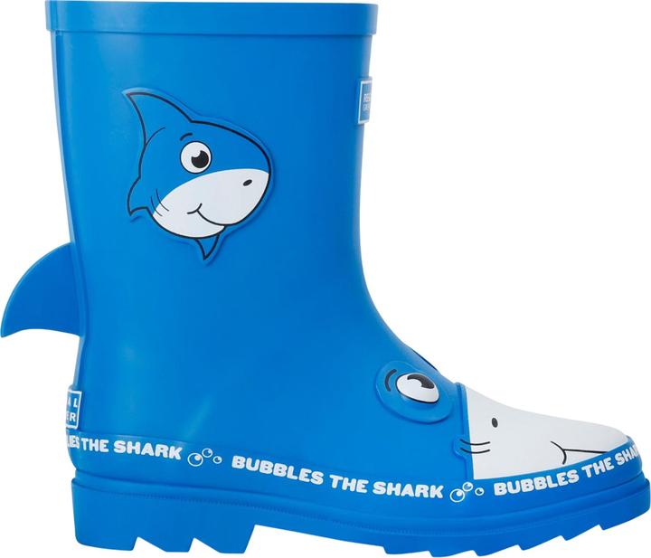 Actual product image Regatta Childrens/Kids Mudplay II Bubbles The Shark Wellington Boots (20)