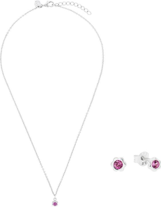 Image du produit Prinzessin Lillifee Multisets für Mädchen, 925 Sterling Silber, Zirkonia synth. | Geburtsstein (Argent 925)