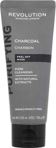 Produktbild Revolution Skincare Pore Cleansing Charcoal Peel Off Mask - Cleaning peeling mask - 100.0g (100 ml)