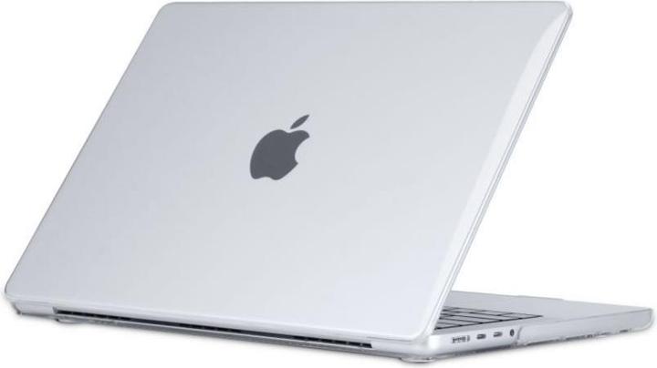 Tech-Protect SmartShell Hülle für MacBook Pro 14" M1 / ​​​​M2 / M3 2021-2023 - transparent (14", Appel)