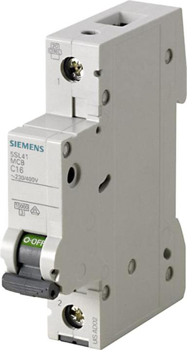 Produktbild Siemens Leitungsschutzschalter 5SL4101-7 230/400V 10KA, 1Polig, C, 1A 5SL4101-7