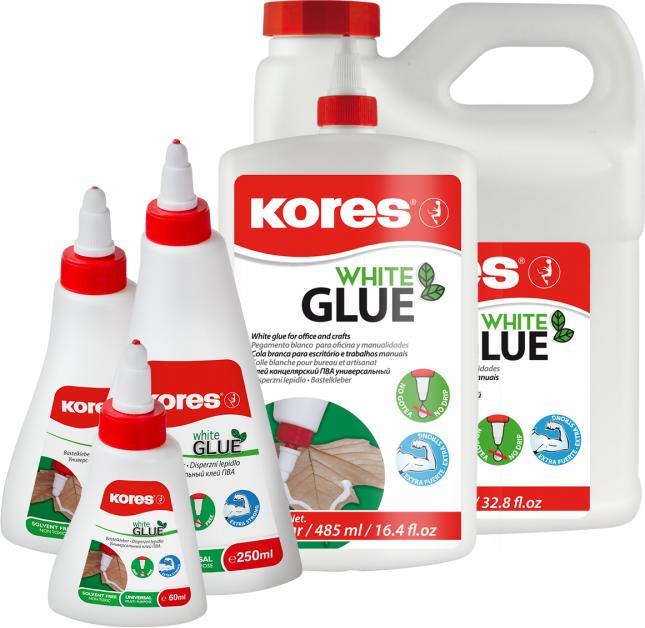 Actual product image Kores white glue (125 g, 125 ml)