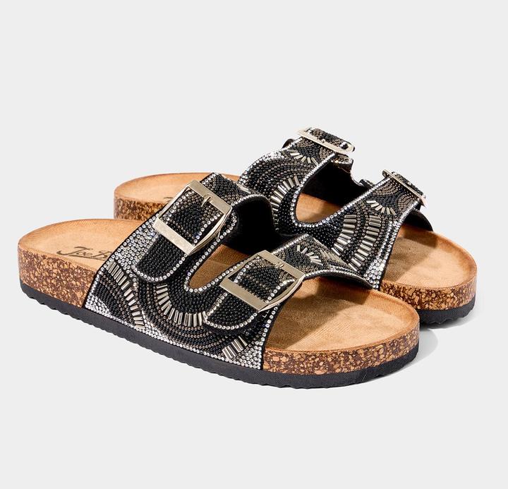 Produktbild Joe Browns Beaded Double-Strap Espadrille Platforms (42)