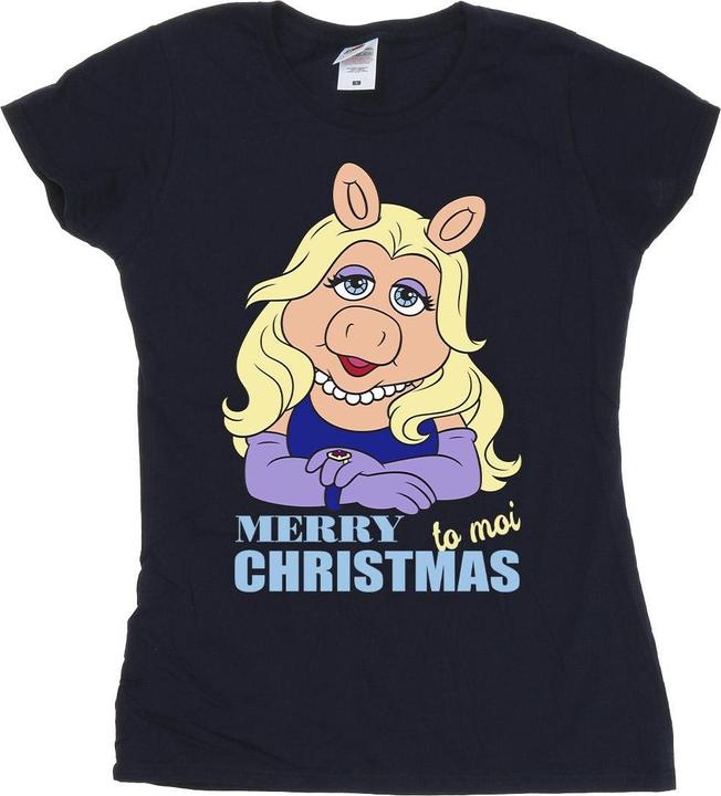 Immagine prodotto Disney Muppets Miss Piggy Queen of Holidays Maglietta Donna (L)
