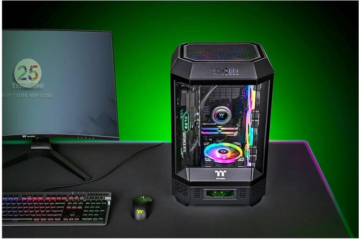 Actual product image Thermaltake The Tower 300 Black (mATX, Mini-ITX)