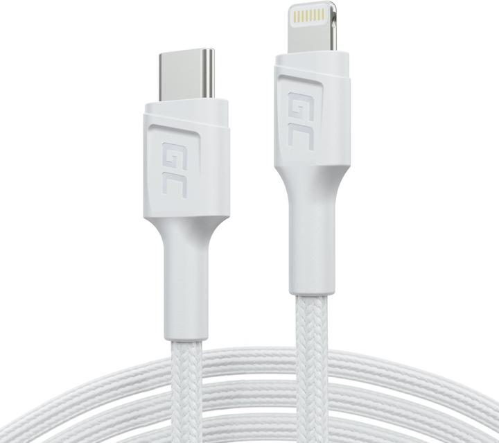 Produktbild GreenCell USB-C - Lightning MFi 1m for Apple iPhone (1 m, USB 3.2 Gen 1)