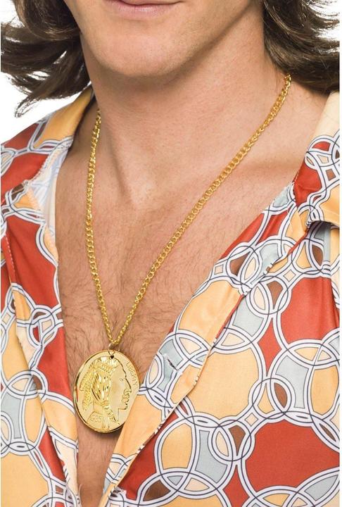 Actual product image Smiffys 70s medallion