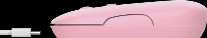 Actual product image Trust Mouse Puck Rechargeable Pink (Wireless)