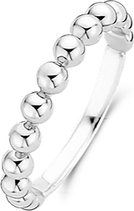 Actual product image Ti Sento Milano Ring with ball structure 12181SI (56, 925 Silver)